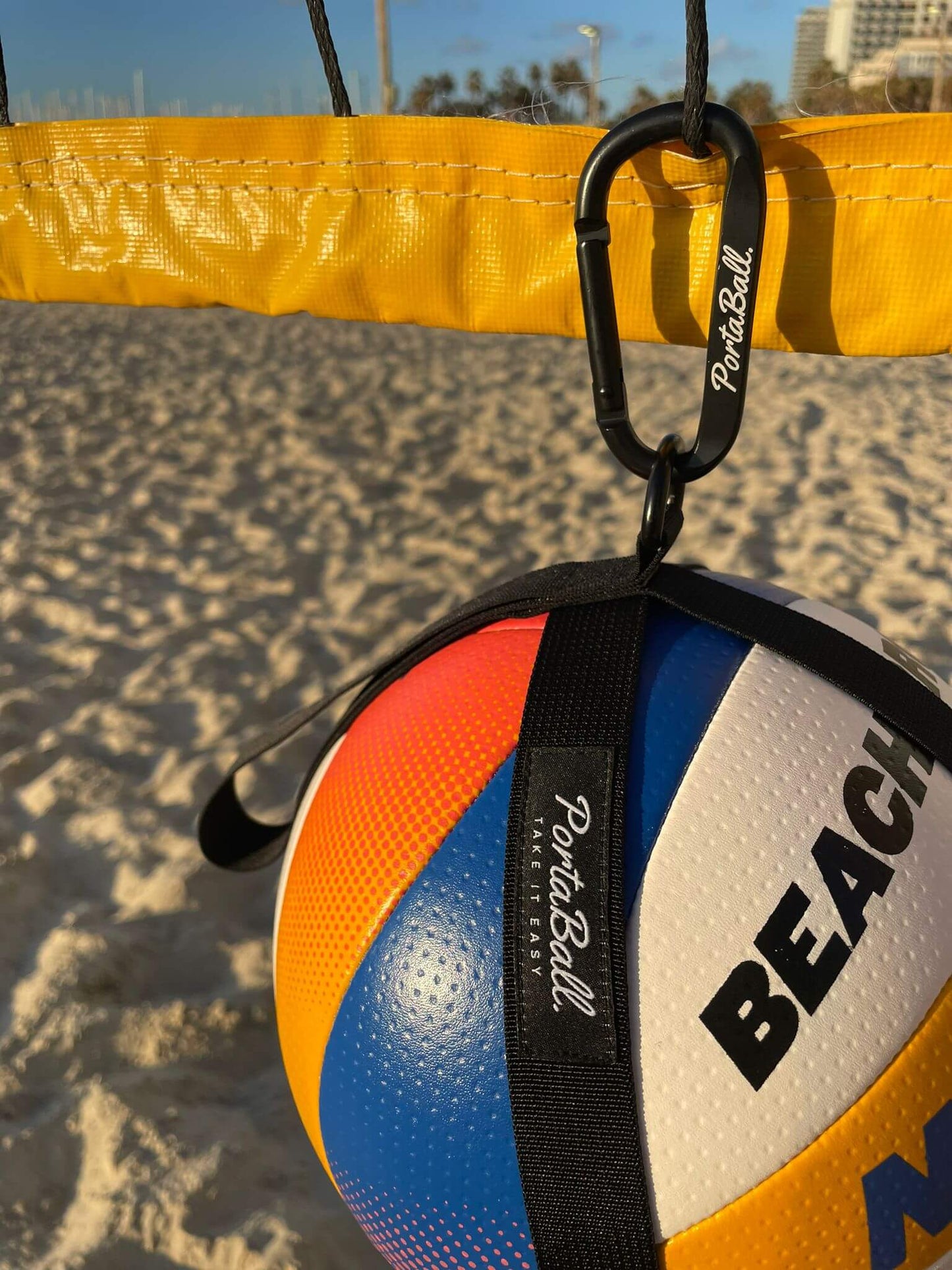 Beach Volleyball Holder | ALL BLACK - PortaBall