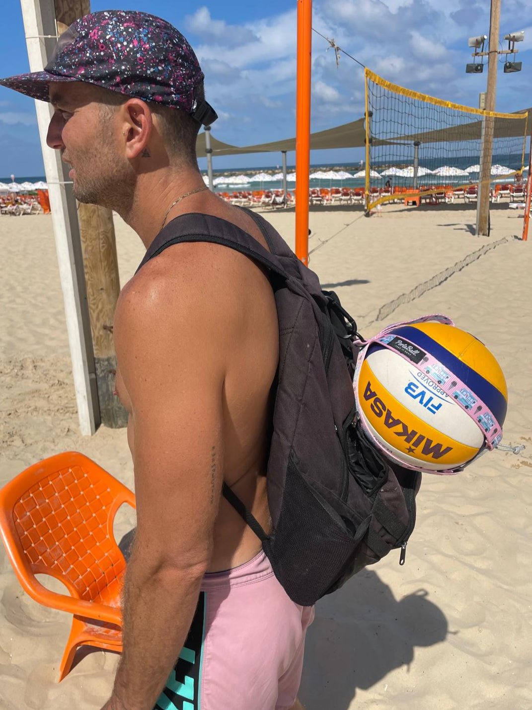 Beach Volleyball Holder | ACE CREAM - PortaBall